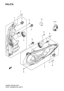 AN400 (ABS) Front combination lamp