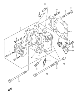AN250 Головка цилиндров