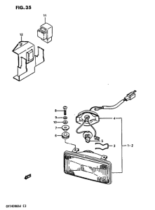 GV1400 Cornering lamp gv1400gcg / gch