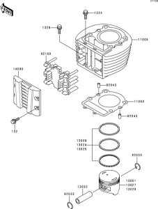 BJ250 Цилиндр и поршни