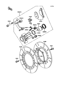 EX305 Передние тормоза