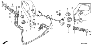 SH300 Switch / cable / mirror