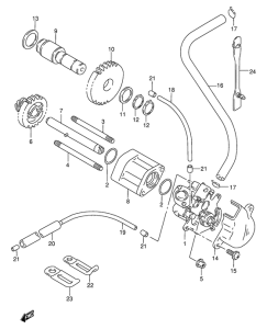 RG125 Маслонасос