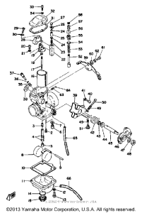 XT500C Карбюратор