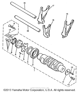 XVZ12TK Копирный вал