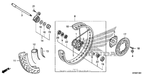  Переднее колесо