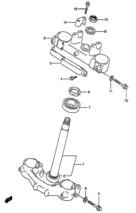 RM250 Траверса нижняя