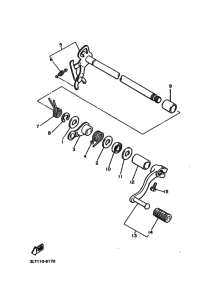 YX600 YX600B Shaft shift