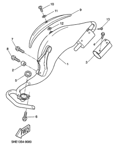 YQ50 Выхлопная система