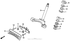CB450S Траверса нижняя