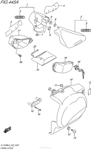 VL1500B Обтекатель рамы