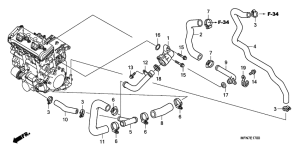 CB1000R Труба водная