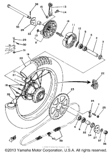 IT125H Переднее колесо