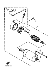  スターテイングモータ