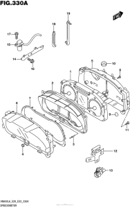 AN650 Speedometer (An650L6 E33)