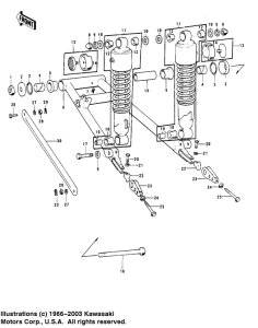  Swing arm / shock absorbers