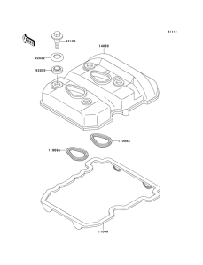 EX250 Крышка головки цилиндров