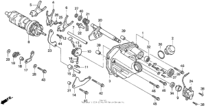 CB750 Вилка переключения передач