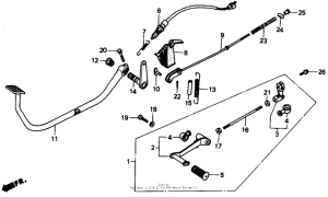 CMX250C Педали
