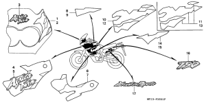 XRV750 Stripe / mark
