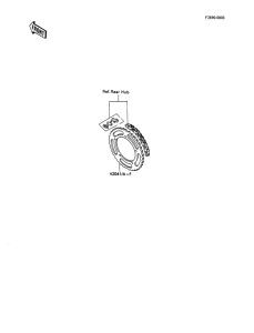KX100 Optional parts(sprocket-hub)