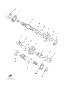 YP250 Трансмиссия