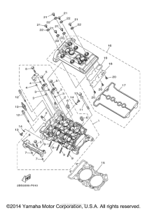 XTZ1200E Головка цилиндров