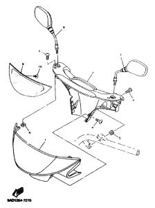 YN50R Обтекатель 1