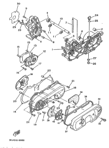 YE80 Картер двигателя