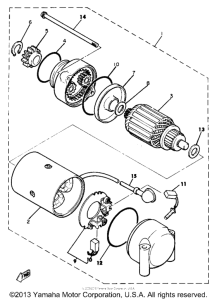 XJ650LH Стартер