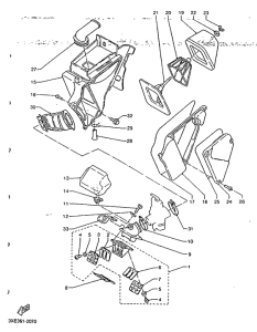 TDR125R Впускная система