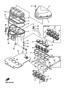 YZF-R6S Впускная система