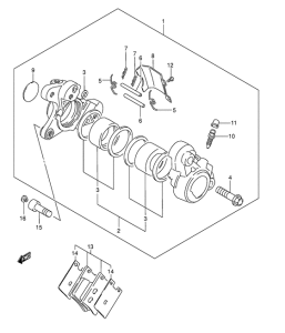 VS800 Передний суппорт
