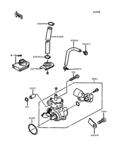 AR80-II Масляный насос и фильтр
