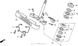 CMX250C Траверса нижняя