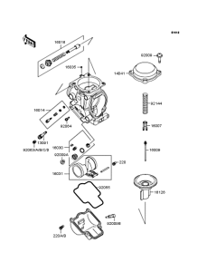 ZR250 Карбюратор в разборе