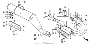 XL250R Muffler 82-83