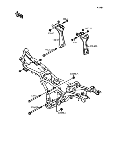 EL250 Рама ,крепежные детали