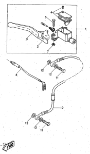 YQ50 Главный тормозной цилиндр