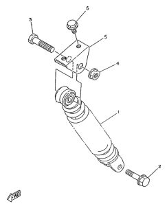 YA50R Suspension trasera