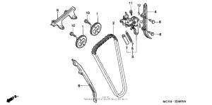 CB750 Цепь ГРМ