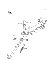 ZR800 Подножка