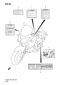 DL650 (ABS) Honda mark