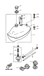 EW50 Топливный бак