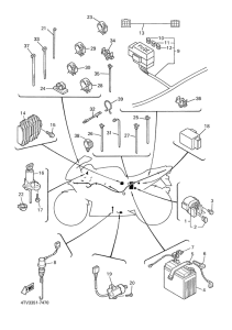 YZF600R Электрика 2