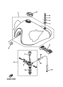 DT50LC Fuel tank assy
