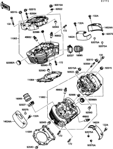 VN1500 Головка цилиндров