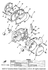 PW50N Картер двигателя
