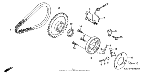 CB250 Муфта стартера