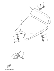 YSR50 Сиденье